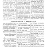 0736 - Page 732 - Chroniques, variétés et informations. Nouvelles. Corps de santé militaire / Service de santé de la marine / Corps de santé des troupes coloniales / Conférences à l'hôtel Chambon. Le monde des lèpreux. Par M. Burnet / Renseignements et communiqués
