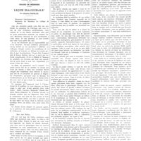0737 - Page 733 - Travaux originaux. Collège de France. Chaire de médecine. Leçon inaugurale. Par Charles Nicolle