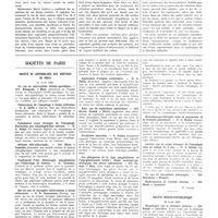 0801 - Page 797 - Travaux originaux. Actualités thérapeutiques. La diète aux pommes crues dans le traitement de la diarrhée infantile. Par René Mignot / Sociétés de Paris. Société de laryngologie des hôpitaux de Paris. 18 avril 1932 / Société médico-psychologique. 25 avril 1932