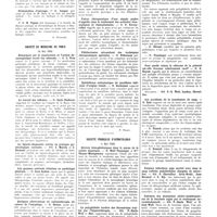 0864 - Page 860 - Sociétés de Paris. Société de biologie. 21 mai 1932 / Société de médecine de Paris. 13 mai 1932 / Société française d'hématologie. 4 mai 1932