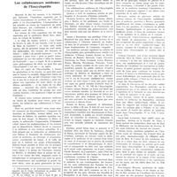 0887 - Page 879 - Chroniques, variétés et informations. Les collaborateurs médicaux de l'encyclopédie