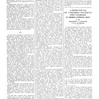 0895 - Page 887 - Travaux originaux. Hypoglycémie alimentaire. Par MM. Marcel Labbé, R. Boulin et M. Pétresco / A propos d'un cas de thrombo-phlébite post-vaccinale du membre supérieur droit. Par MM. Desmarest, A. Alivisatos et C.-N. Alivisatos
