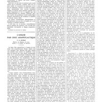 0897 - Page 889 - Travaux originaux. A propos d'un cas de thrombo-phlébite post-vaccinale du membre supérieur droit. Par MM. Desmarest, A. Alivisatos et C.-N. Alivisatos / L'angor par choc anaphylactique. Par A. Dumas...