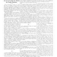 0905 - Page 897 - Chroniques, variétés et informations. Où en est le projet de réforme des études médicales