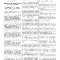 0937 - Page 925 - Travaux originaux. Le traitement de l'anaphylaxie alimentaire par l'huile de paraffine. Par MM. Ch. Richet fils... et R. Couder...