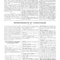 0952 - Page 940 - Chroniques, variétés et informations. Actes de la Faculté de Paris / Association général des médecins de France / Renseignements et communiqués