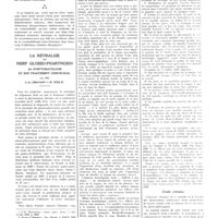 1011 - Page 999 - Travaux originaux. Les réactions cutanées expérimentales et la pathogénie des états d'intolérance. Par MM. A. Sézary et G. Mauric / La névralgie du nerf glosso-pharyngien, sa symptomatologie et son traitement chirurgical. Par MM. J.-A. Chavany et H. Welti