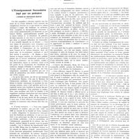 1021 - Page 1009 - Chroniques, variétés et informations. L'enseignement secondaire jugé par un pédiatre. L'opinion du professeur Marfan