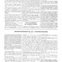 1040 - Page 1028 - Chroniques, variétés et informations. Nouvelles. Premier congrès international d'hygiène méditerranéenne / Les voyages de la Nomade / IIe V. E. M. cardio-vasculaire / Office national du combattant / Corps de santé des troupes coloniales / Nécrologie / Pour la prophylaxie des maladies mentales / Renseignements et communiqués