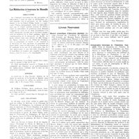 1230 - Page 1218 - Chroniques, variétés et informations. Intérêts professionnels / La médecine à travers le monde. Angleterre / Espagne / Etats-Unis / Iles Philippines / Livres nouveaux. Manuel scientifique d'éducation physique (ouvrage couronné par l'Académie de médecine, prix vernois), par Maurice Boigey... (Masson et Compagnie, éditeurs)... [Paul Desfosses] / Iconographie historique de l'Indochine française. Choix de documents sur l'histoire de l'intervention française en Indochine, par Paul Boudet et André Masson... Paris (Editions Van Oest)