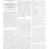1265 - Page 1253 - Travaux originaux. Travail des cliniques médicales de Genève (Prof. Roch et Bickel). Les injections intraveineuses quotidiennes massives de solution glucosée hypertonique chez les brightiques hypertendus. Par MM. Roch, E. Martin et F. Sciclounoff
