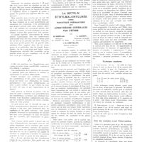 1266 - Page 1254 - Travaux originaux. Travail des cliniques médicales de Genève (prof. Roch et Bickel). Les injections intraveineuses quotidiennes massives de solution glucosé hypertonique chez les brightiques hypertendus. Par MM. Roch, E. Martin et F. Sciclounoff / La Butyl-N éthylmalonylurée comme narcotique préparatoire aux anesthésies générales par l'éther. Par B. Desplas... et L. Launoy... et G. Chevillon...