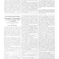 1268 - Page 1256 - Travaux originaux. La Butyl-N éthylmalonylurée comme narcotique préparatoire aux anesthésies générales par l'éther. Par B. Desplas... et L. Launoy... et G. Chevillon... / Les accidents paralytiques du traitement antirabique au cours de ces dernières années. Par P. Remlinger...