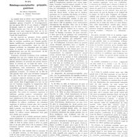 1275 - Page 1263 - Petites cliniques de «La Presse médicale» N°215. Méningo-encéphalite grippale, guérison. Par Henri Schaeffer...