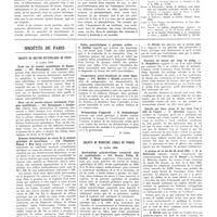 1287 - Page 1275 - Travaux originaux. Influence des eaux minérales diurétiques sur le pH urinaire. Par MM. P.-L. Violle et René Wolff / Bibliographie / Sociétés de Paris. Société de gastro-entérologie de Paris. 11 juillet 1932 / Société de médecine légale de France. 11 juillet 1932