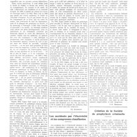 1325 - Page 1313 - Chroniques, variétés et informations. Félix Lejars (1863-1932) [Nécrologie] [Ch. Lenormant] / Les accidents par l'électricité et les compresses chauffantes / Création de la société de prophylaxie criminelle