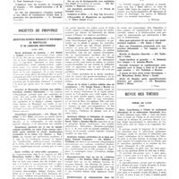 1338 - Page 1326 - XXXVIe congrès des aliénistes et neurologistes de France et des pays de langue française (Limoges, 25-30 juillet 1932). C. Communications diverses. Morphologie et caractériologie (en particulier des délinquants) / Sociétés de province. Société des sciences médicales et biologiques de Montpellier et du Languedoc méditerranéen. Juillet 1923 / Revue des thèses. Thèse de Lyon (1930). Heitz. Contribution à l'étude du traitement chirurgical de la tuberculose intestinale (Bosc et Rion, éditeurs), Lyon, 1930 [J. Sénèque]