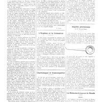 1357 - Page 1345 - Chroniques, variétés et informations. Georges-Simon Sérullas (1774-1832). Inventeur de l'iodoforme [Nécrologie] [F. Jayle] / L'hygiène et la crémation / Charlemagne et Dumontpallier / Aiguille phlébotome du Dr Séverin Icard / La médecine à travers le monde. Brésil
