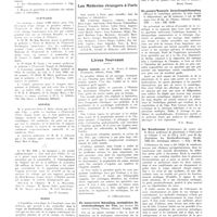1358 - Page 1346 - Chroniques, variétés et informations. La médecine à travers le monde. Brésil / Etats-Unis / Norvège / Russie / Les médecins étrangers à Paris / Livres nouveaux. Hygiène mentale, par D. M. Potet, 2e édition, (Lefrançois, éditeur), Paris, 1932 [G. d'Heucqueville] / Die konservative behandlung eutzündliches genitalerkrankungen der frau, par Gustav Döderlein (Georg Thieme, éditeur), Leipzig, 1932 [Henri Vignes] / Die gesamte kosmetik ; entstellungsbelkompfung (Manuel de cosmétique générale ; la lutte contre la défiguration), par M. Gumpert... (G. Thieme, éditeur), Leipzig, 1931. [P.-L. Marie] / Der Herzalternans (L'alternance du coeur), par B. Kisch... (Ergebnisse der kreislaufforschung), Dresde, 1932 (Th. Steinkopff, éditeur)...