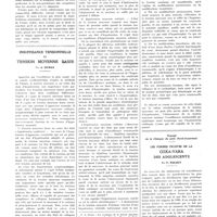 1364 - Page 1352 - Travaux originaux. Vernis cellulosiques et peinture au pistolet. Enquête sur l'état sanitaire des ouvriers peintres au pistolet. Par MM. F. Heim de Balsac et André Feil / Insuffisance tensionnelle et tension moyenne basse. Par A. Dumas / Travail de la clinique du prof. Nové-Josserand. Les formes frustes de la coxa-vara des adolescents. Par F. Pouzet