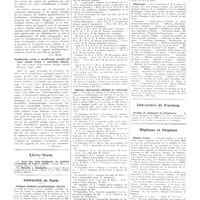 1391 - Page 1379 - Chroniques, variétés et informations. Livres nouveaux. Neurofibromatose, par A. Kienbock et H. Rosler... (G. Thieme, éditeur), Leipzig, 1932... [P.-L. Marie] / Insufficienza totale e insufficienze parziali del cuore (studio critico e contributo clinico), par Aldo Luisada (Casa editrice libraria Vittorio Idelson), Naples, 1932. [L. Rouquès] / Livres reçus / Université de Paris. Clinique médicale propédeutique, Charité / Clinique chirurgicale infantile et orthopédique / Histologie / Universités de province. Faculté de médecine de Strasbourg / Hôpitaux et hospices. Hôpital Tenon