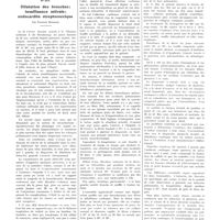 1403 - Page 1391 - Petites cliniques de «La Presse médicale» N° 219. Dilatation des bronches ; insuffisance mitrale ; endocardite streptococcique. Par Prosper Merklen