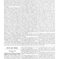 1417 - Page 1405 - Travaux originaux. Les indications et les limites de la pleuroscopie. Par MM. Ch.-A. Piguet et Willy Froehlich / Revue des thèses. Thèses de Paris (1931). Marianne Basch. Le syndrome de Tibierge-Weissenbach. Concrétions calcaires des sclérodermies (Arnette, éditeur), Paris 1931