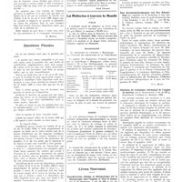 1422 - Page 1410 - Chroniques, variétés et informations. Intérêts professionnels / Questions fiscales / La médecine à travers le monde. Italie / Madagascar / Russie / Livres nouveaux. Considérations cliniques et thérapeutique sur la blennoragie chez l'homme et chez la femme, par le Dr Boulanger... (A. Legrand, éditeur), 1932 / Uber Kreislauferkrankungen und ihre behandlung (Les maladies de la circulation et leur traitement)... (G. Thieme, éditeur), Leipzig, 1932... [P.-L. Marie] / Résultats du traitement chirurgical de l'angine de poitrine, par D. Danielopolu... (Imprimerie «Culture»), Bucarest, 1931