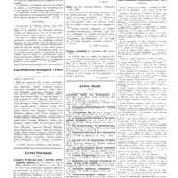 1487 - Page 1475 - Chroniques, variétés et informations. La médecine à travers le monde. Australie / Guatemala / Les médecins étrangers à Paris / Livres nouveaux. L'hygiène du dentiste dans la pratique professionnelle moderne, par F. Landot... (Baillière et Compagnie, éditeurs)... [C. Ruppe] / Formulaire thérapeutique odonto-stomatologique, par R. Boissier et A. Bouland... (L'Expansion scientifique française), Paris... [C. Ruppe] / Papus, par Ph. Encausse (Editions Pythagore), Paris, 1932 [G. d'Heucqueville] / Pemfigo e pemfigoidi (G. Sambolino, édit., Gênes, 1931) [L. Rouquès] / Livres reçus / Les sociétés médicales de Paris