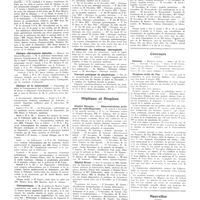 1575 - Page 1563 - Chroniques, variétés et informations. Université de Paris. Clinique médicale propédeutique / Clinique chirurgicale infantile / Clinique de la tuberculose / Thérapeutique / Amphithéâtre d'anatomie / Conférence de technique chirurgicale / Travaux pratiques de physiologie / Hôpitaux et hospices. Hôpital Beaujon. Démonstrations pratiques de radiodiagnostic / Hôpital Broca / Concours. Internat / Hospices civils du Puy / Nouvelles. Commissions départementales de classement des établissements