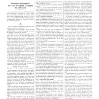 1631 - Page 1615 - Chroniques, variétés et informations. Discours d'ouverture du XLIe congrès français de chirurgie