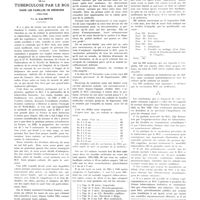 1725 - Page 1709 - Travaux originaux. La vaccination préventive de la tuberculose par le BCG dans les familles de médecins (1924-1932). Par A. Calmette
