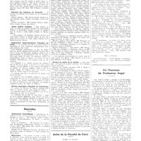 1795 - Page 1779 - Concours. Internat des hôpitaux de Nancy / Externat des hôpitaux de Nancy / Internat des hôpitaux de Grenoble / Asiles publics d'aliénés / Inspecteurs départementaux d'hygiène adjoints / Bureau municipal d'hygiène de Courbevoie / Nouvelles. Distinctions honorifiques / Nécrologie / Corps de santé militaire / Service de santé de la marine / Actes de la faculté de Paris / En l'honneur du professeur Roger