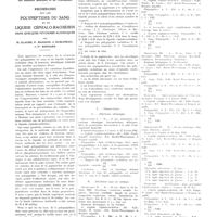1829 - Page 1813 - Travaux originaux. Travail de la clinique des maladies mentales et de l'encéphale. Recherches sur les polypeptides du sang et du liquide céphalo-rachidien dans quelques psychoses alcooliques. Par H. Claude, P. Masquin, J. Dublineau et Mlle Bonnard