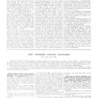 1856 - Page 1840 - Travaux originaux. Le syndrome humoral de la lithiase biliaire. Par MM. M. Chiray. A. Marcotte et L. Cuny / XIXe congrès annuel d'hygiène (Paris, 24-27 octobre 1932) / L'oeuvre réalisée en France par les médecins hygiénistes depuis la mise en application de la loi de 1902 / Collaboration des médecins hygiénistes et des médecins praticiens dans le cadre départemental : 1° au point de vue général ; 2° au point de vue particulier de la protection maternelle et infantile