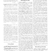 1890 - Page 1874 - Chroniques, variétés et informations. Livres nouveaux. L'ankylostomose, par Ch. Garin, J. Bousset et B. Gonthier... (Masson et Compagnie, éditeurs)... [Ch. Joyeux] / Les humanités gréco-latines et les études médicales, par A.-B. Marfan (... Librairie Masson et Compagnie...) [P. Desfosses] / Le livre d'airain, par Dartigues. Préface du professeur Cunéo (Doin, édit.) [P. Defosses] / Livres reçus / Université de Paris. Faculté de médecine / Institut de médecine coloniale / Institut d'hygiène / Universités de province. Faculté de médecine de Montpellier / Faculté de pharmacie de Montpellier