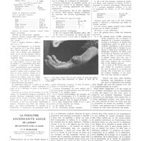 1958 - Page 1942 - Travaux originaux. Clinique chirurgical A de Strasbourg. Troubles trophiques et nécrotiques singuliers des doigts comme premiers signes d'une leucémie. Faux syndrome de Raynaud. Par MM. R. Leriche et R. Fontaine / La paralysie ascendante aiguë de Landry. Ses rapports avec la rage. Par P. Remlinger...