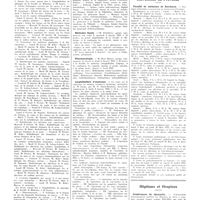 1977 - Page 1961 - Chroniques, variétés et informations. Université de Paris. Chaire de physique médicale et institut du radium / Médecine légale / Pharmacologie / Amphithéâtre d'anatomie / Laboratoire de toxicologie de la prefecture de la Seine / Universités de province. Faculté de médecine de Bordeaux / Hôpitaux et hospices. Conférences du dimanche