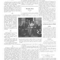 1993 - Page 1977 - Chroniques, variétés et informations. Vie syndicale. Assemblée générale du syndicat des médecins de la Seine / Ronald Ross (1857-1932) [Nécrologie] [Joseph Vassal] / La médecine à travers le monde. Canada / Roumanie