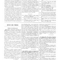 2004 - Page 1988 - Travaux originaux. Travail du laboratoire du prof. Cornil et de la clinique médicale du prof. D. Olmer. Les complications médullaires des leucémies. Par MM. Jean Olmer... et J. Alliez... / Bibliographie / Revue des thèses. Thèses de Montpellier. Raoul Azemar. L'innervation vasomotrice du larynx (Editions du Languedoc médical), Montpellier, 1932 [H. Viallefont] / Mlle Bronislawa Hassenberg. Contribution à l'étude pathogénique de la myasthénie (syndrome d'Erb-Goldflam) (Editions du Languedoc médical), Montpellier, 1932 [H. Viallefont] / Lazar Vassileff. A propos du traitement des vomissements incoercibles par le sérum de jument en état de gestation (Imprimerie de Provence), Avignon, 1932 [H. Viallefont] / Mlle Szepicia Gak. Trois années d'expérience de l'aurothérapie dans la tuberculose pulmonaire (Editions du Languedoc médical), Montpellier, 1932 [H. Viallefont]