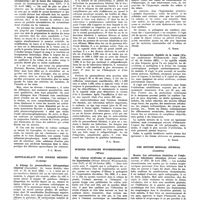 0315 - Page 158 - Zeitschrift für Kreislaufforschung (Leipzig et Dresde). A. Schretzenmayr. L'action des «hormones circulatoires» sur le tonus des vaisseaux / Zentralblatt für innere Medizin (Leipzig). A. Schoop. Le pneumothorax thérapeutique bilatéral / Wiener Klinische Wochenschrift (Wien). Pal. Lésions cérébrales et angiospasme chez les hypertendus / Ivan Jovanovitch. Syphilis de la vessie / The British medical Journal (Londres). Brown. Les extractions dentaires et l'endocardite infectieuse chronique