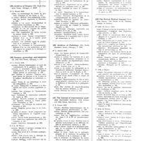 0081 - Page 41 - Février 1932. [37] Annales of Surgery..., Philadelphie... / [38] Archives of surgery..., Chicago... / [39] Surgery, gynecology and obstetrics..., Chicago... / [40] Archives of Pathology..., Chicago... / [41] The Journal of experimental medecine..., New-York... / [42] The British Medical Journal..., London...