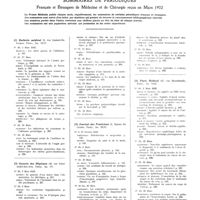 0097 - Page 49 - Mars 1932. [1] Bulletin médical..., Paris... / [2] Gazette des hôpitaux..., Paris... / [3] Journal des praticiens..., Paris... / [4] Paris médical..., Paris...