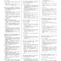 0103 - Page 52 - Mars 1932. [18] Gazette hebdomadaire des sciences médicales de Bordeaux..., Bordeaux... / [19] Journal de médecine de Bordeaux et du Sud-Ouest..., Bordeaux... / [20] Journal des sciences médicales de Lille..., Lille... / [21] Journal de médecine de Lyon..., Lyon... / [22] Lyon médical..., Lyon... / [23] Lyon chirurgical..., Paris... / [24] Marseille médical..., Marseille... / [25] Montpellier médical..., Montpellier... / [26] Revue médicale de l'Est..., Nancy... / [27] Strasbourg médical..., Strasbourg...