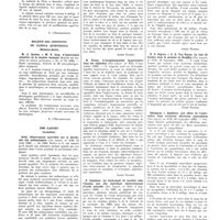 0093 - Page 47 - La Prensa Medica Argentina (Buenos-Aires). M. R. Castex et A. F. Arnaudo. Dosage des phénols dans le liquide céphalo-rachidien / Boletin del Instituto de clinica quirurgica (Buenos-Aires). M. A. Gordon et M. E. Jorg. L'innervation sensitive de la dentine humaine / The Lancet (Londres). Oriel. Observations nouvelles sur la biochimie des asthmatiques / I. M. Orr. Cancer de la bouche dû à l'usage du bétel au Travancore / H. Evans. L'encéphalopathie hypertensive dans les néphrites / P. Schultzer. Le traitement du scorbut chez l'homme par des injections intraveineuses d'acide ascorbic / R. F. Olgivie et C. E. Van Royen. Le test de Gordon dans la maladie de Hodgkin / Elkington et Goldblatt. Les effets de l'adrénaline dans certaines affections musculaires