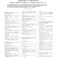 0097 - Page 49 - Mars 1934. [1] Bulletin médical..., Paris... / [2] Concours médical..., Paris... / [3] Gazette des hôpitaux civils et militaires..., Paris... / [4] Gazette médicale de France et des pays de langue française..., Paris... / [5] Journal des praticiens..., Paris...