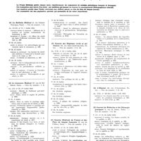 0225 - Page 113 - Juillet 1934. [1] Le Bulletin médical..., Paris... / [2] Le Concours médical..., Paris... / [3] Gazette des hôpitaux civils et militaires..., Paris... / [4] Gazette médicale de France et des pays de langue française..., Paris... / [5] L'Hôpital..., Paris... / [6] Journal de médecine et de chirurgie pratiques..., Paris...