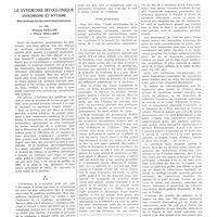 0061 - Page 57 - Travaux originaux. Le syndrome myoclonique synchrone et rythmé. Vélo-pharyngo-laryngo-oculo-diaphragmatique. Par MM. Georges Guillain et Pierre Mollaret