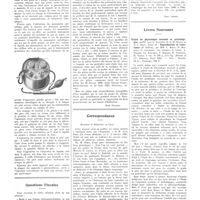0081 - Page 77 - Chroniques, variétés et informations. Appareils nouveaux. Appareils nouveaux. Un appareil à pneumothorax portatif entièrement métallique le «Pleuro-insufflateur de medioni» / Questions fiscales / Correspondance [Joao Coelho] / Livres nouveaux. Traité de physiologie normale et pathologique, publié sous la direction de G.-H. Roger et de L. Binet, Tome XI : Reproduction et croissance (2e édition), par MM. L. Binet, H. Busquet, F. Caridroit, Ch. Champy, E. Lesné, A. Pezard, Ch. Porcher, E. Rabaud, H. Simonnet, H. Vignes... (Masson et Compagnie, éditeurs), Paris 1934... [G. Cotte]