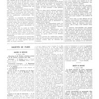 0090 - Page 86 - Travaux originaux. Injections antiseptiques intra-artérielles. Par Pierre Goinard, Mme Mondzan-Lemaire et Piétri / Sociétés de Paris. Académie de médecine. 8 janvier 1935 / Société de biologie. 5 janvier 1935